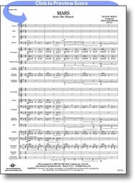 Mars Concert Band sheet music cover Thumbnail